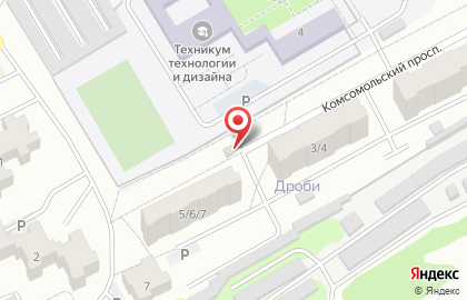 Продовольственный магазин в Старом Осколе на карте