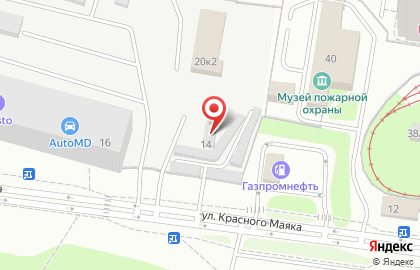 Ветеринарная станция «Любимец» на улице Красного Маяка на карте