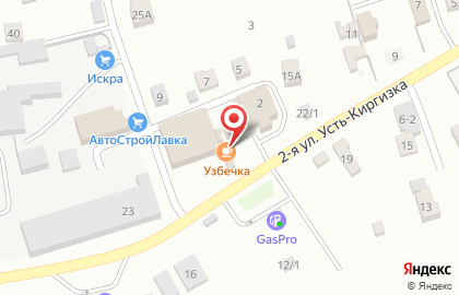 Киоск по продаже фастфудной продукции в Томске на карте