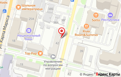 Фирменный магазин Ядринский мясокомбинат на Ярославской улице на карте