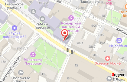 Банкомат Уралсиб на метро Арбатская (Филевская линия) на карте