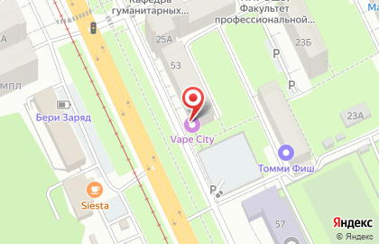 Оптово-розничный магазин Сантехопт в Мотовилихинском районе на карте