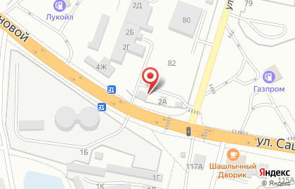 Автокомплекс в Ворошиловском районе на карте