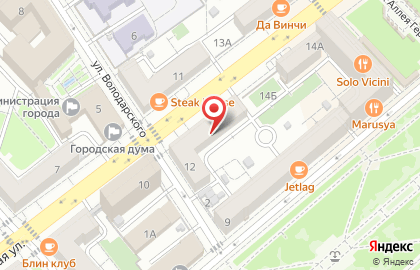 Планета цветов в Центральном районе на карте