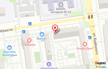 Участковый пункт полиции №3 на улице Будённого на карте