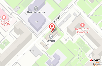 Юго-западного АО на Академической в Гагаринском районе на карте