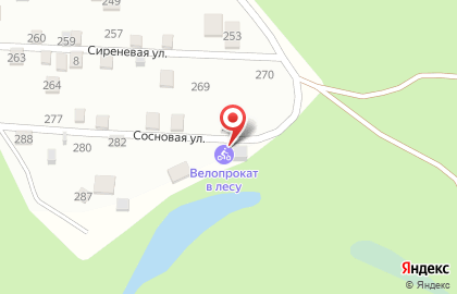 Велопрокат В лесу на карте