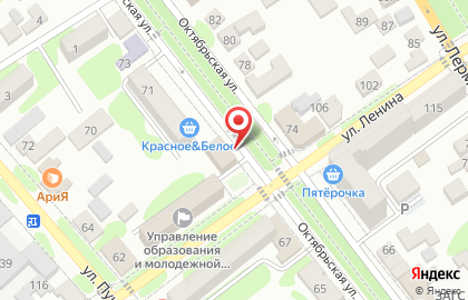 Магазин Природа на Октябрьской улице на карте