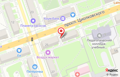 Мастерская букетов на проспекте Циолковского на карте