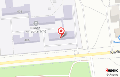 Ярославская школа-интернат №6 на карте