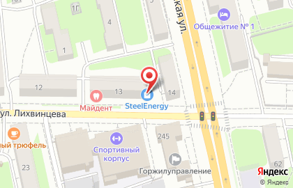 Магазин спортивного питания и инвентаря SteelEnergy в Ижевске на карте