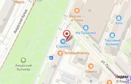 Магазин электроинструментов, строительного оборудования и садовой техники Стройка в Хабаровске на карте