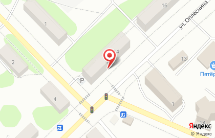 Фирменный салон мебели Любимая кухня в Сосногорске на карте