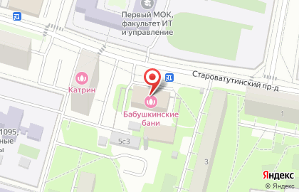 Бабушкинские бани в Москве на карте