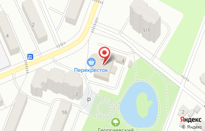 Супермаркет Перекрёсток на улице Ногина в Дедовске на карте