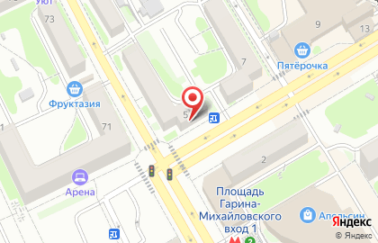 Магазин Просвет в Новосибирске на карте