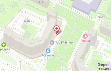 Детский сад-ясли Егоза на проспекте Пятилеток на карте