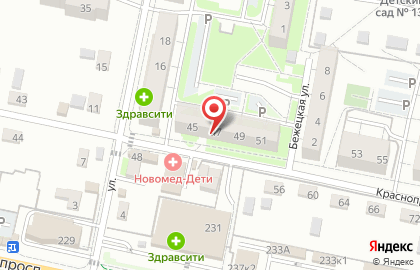 Салон-парикмахерская Соланж на Краснопрудной улице на карте