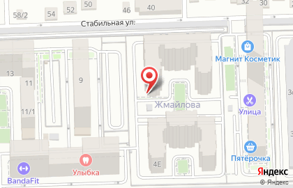 Жилой комплекс Жмайлова, строительный концерн Единство на Стабильной улице на карте