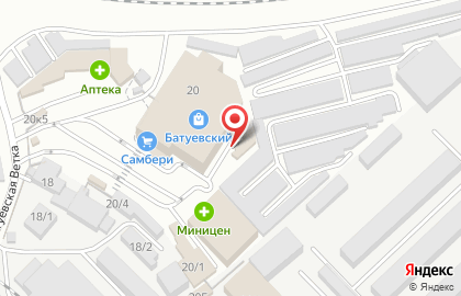 Мега мойка в Железнодорожном районе на карте