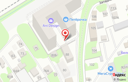 Общежитие "Городской отель" в Одинцовском р-не на карте