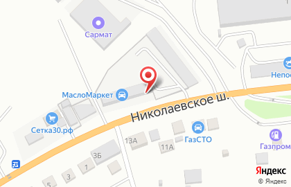 Торговая компания Все для кровли и фасада на Николаевском шоссе на карте