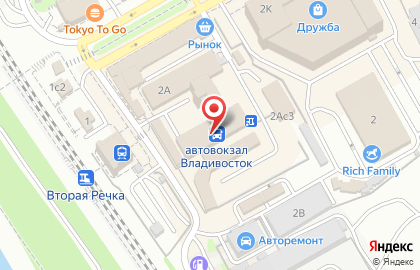 Автовокзал, г. Владивосток на карте