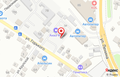 Торгово-сервисная компания Сервис Плюс на улице Горького на карте