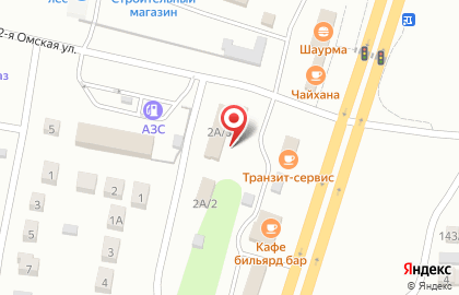 СТО в Омске на карте