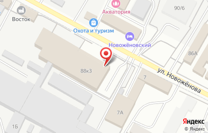 Торговая компания Премьер в Октябрьском районе на карте
