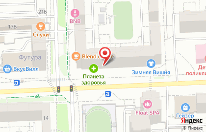 Магазин Хозяйка в Октябрьском районе на карте