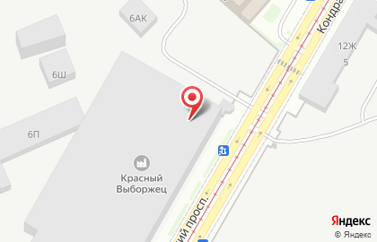 Корн на Кондратьевском проспекте на карте