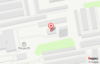Торгово-производственная компания Ресурс 35 на Олимпийской улице на карте
