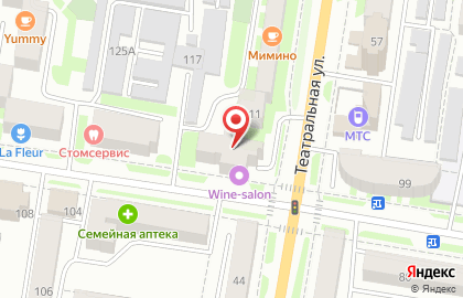 Мини-бар Пивноff на Театральной улице на карте