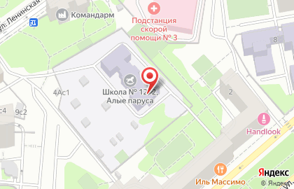 Школа №1272 на Автозаводской улице, 4а на карте