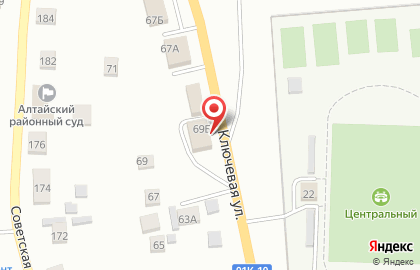 Магазин автозапчастей АвтоВосток на Ключевой улице на карте