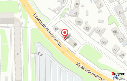 Крут Салют на Красноглинском шоссе на карте