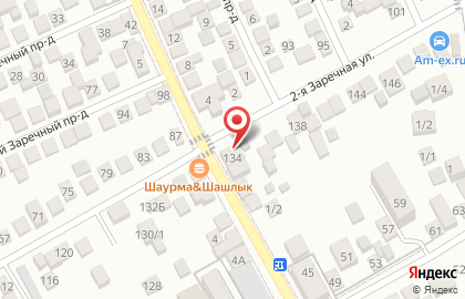 Шиномонтажная мастерская на 2-й Заречной, 134 на карте