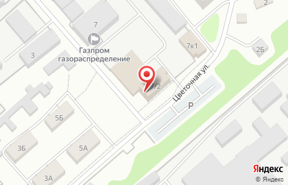 Газпром газораспределение Ярославль на Цветочной улице на карте