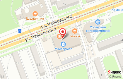Салон Мир цветов на улице Чайковского на карте