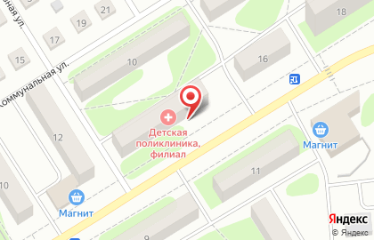 Детская поликлиника Краснокамская центральная районная поликлиника на улице Энтузиастов на карте