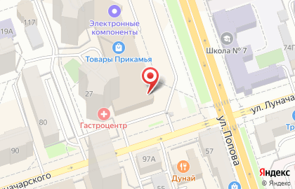 Магазин Sklad59.ru на улице Попова на карте