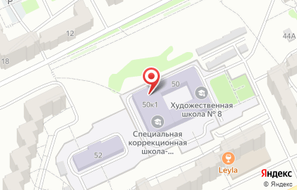 Специальная (коррекционная) общеобразовательная школа-интернат №2 VIII вида на карте