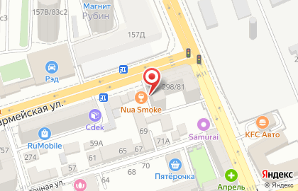 Банк РОСТ на Красноармейской улице на карте