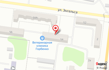 Магазин продуктов Дворянское гнездо на улице Энгельса на карте