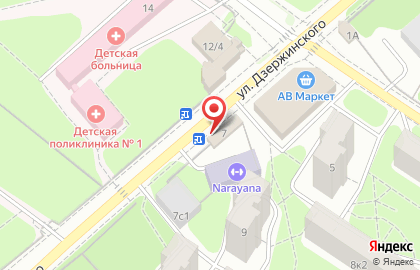 Магазин мясной продукции Мясной дворик на улице Семашко на карте