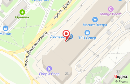 Магазин Электроникс на проспекте Дзержинского на карте