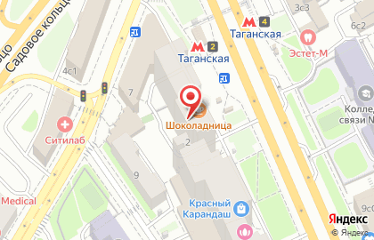 Московская коллегия юристов в Таганском районе на карте