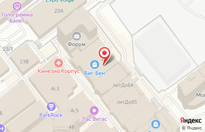 Метр квадратный на 18-м км Московском шоссе на карте