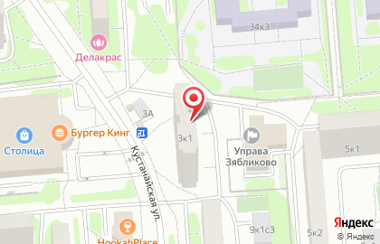 Цветочный магазин в Москве на карте
